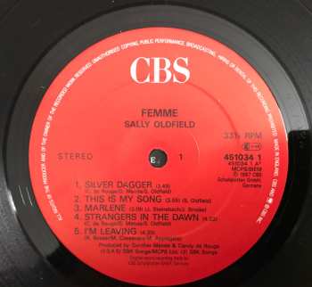 LP Sally Oldfield: Femme
