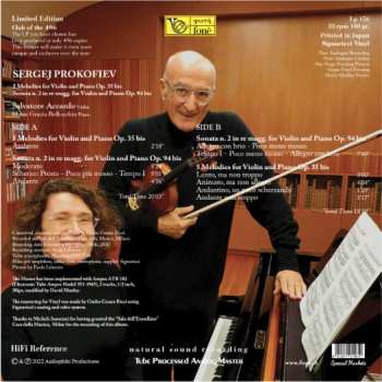 LP Salvatore Accardo: 5 Melodies For Violin And Piano Op.35, Sonata N.2 In Re Magg. For Violin And Piano Op.94 CLR | LTD
