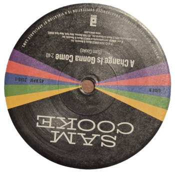 SP Sam Cooke: Shake / A Change Is Gonna Come CLR | LTD