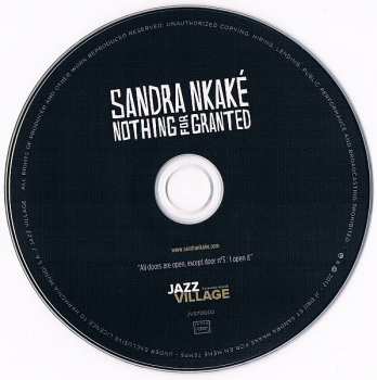 CD Sandra Nkaké: Nothing For Granted