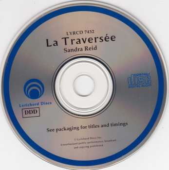 CD Sandra Reid: La Traversee