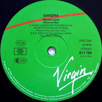 LP Sandra: Secret Land (Extended Version)