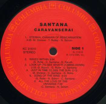 LP Santana: Caravanserai