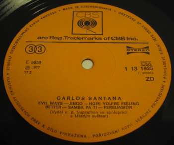 LP Santana: Carlos Santana
