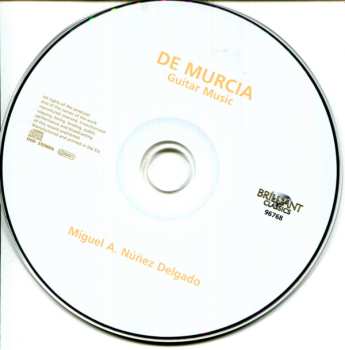 CD Santiago De Murcia: Guitar Music