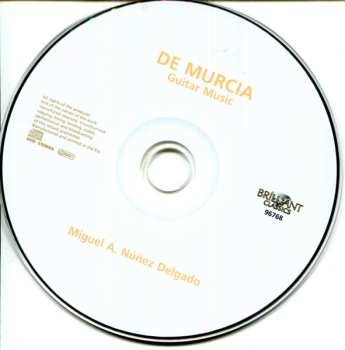 CD Santiago De Murcia: Guitar Music