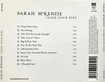 CD Sarah McKenzie: Close Your Eyes