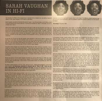 2LP Sarah Vaughan: Sarah Vaughan In Hi-Fi LTD