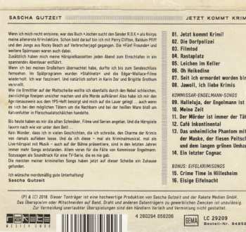CD Sascha Gutzeit: Jetzt Kommt Krimi!