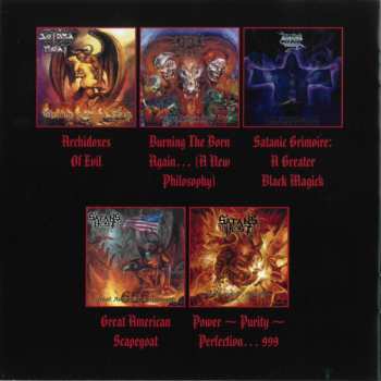 5CD/Box Set Satan's Host: Burning In Their Purity - The Elixir Era