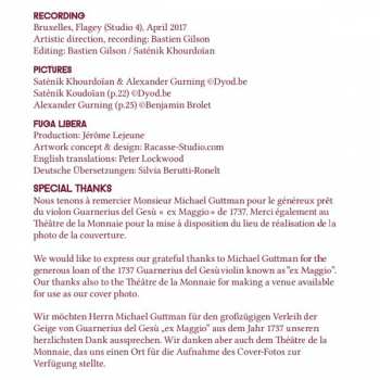 CD Camille Saint-Saëns: Ysaÿe, Fauré, Saint-Saëns