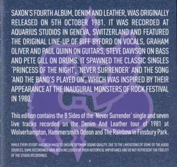 CD Saxon: Denim And Leather