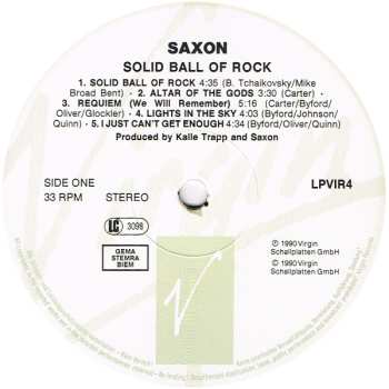 LP Saxon: Solid Ball Of Rock