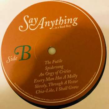 2LP Say Anything: ...Is A Real Boy