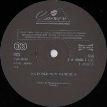 LP Sbor Carmen: Na Posledním Vandru /4/