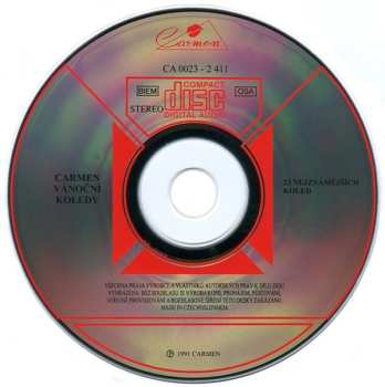 CD Sbor Carmen: Vánoční Koledy (23 Nejznámějších Koled)