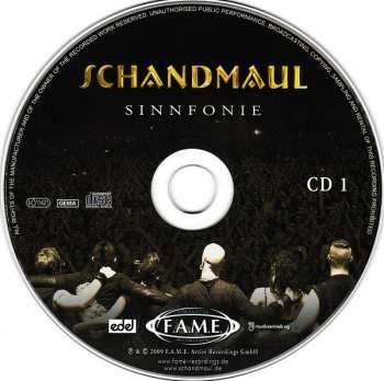2CD/2DVD Schandmaul: Sinnfonie LTD