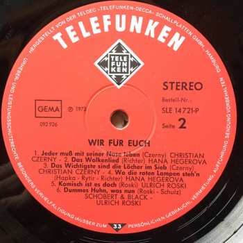 LP Hana Hegerová: Wir Für Euch