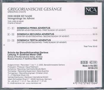 CD Schola Der Benediktiner-Abtei Gerleve: Der Herr Ist Nahe (Messgesänge Im Advent)