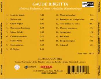 CD Schola Gothia: Gaude Birgitta