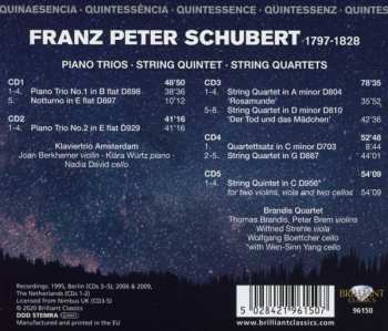 5CD/Box Set Franz Schubert: Piano Trios, String Quintet, String Quartets