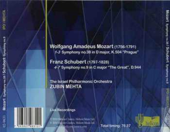 CD Wolfgang Amadeus Mozart: Symphony No. 9 "The Great" / Symphony No. 38 "Prague"