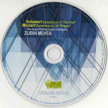 CD Wolfgang Amadeus Mozart: Symphony No. 9 "The Great" / Symphony No. 38 "Prague"
