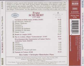 CD Franz Schubert: Piano Works For Four Hands