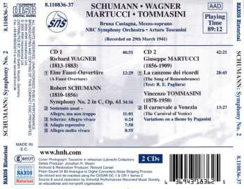 2CD Robert Schumann: Symphony No. 2 / A Faust Overture / Song Of Remembrance / Carnival Of Venice (Recorded On March 29, 1941)