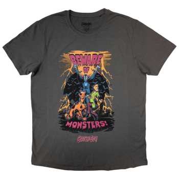 Merch Scooby Doo: Scooby Doo Unisex T-shirt: Beware Of Monsters (small) S