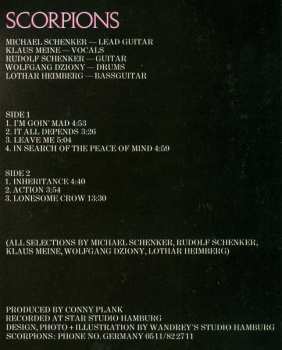 CD Scorpions: Lonesome Crow