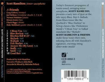 CD Scott Hamilton & Friends: Blues, Bop & Ballads