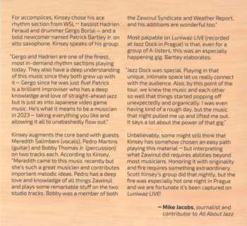 CD Scott Kinsey: Luniwaz Live - The Music Of Joe Zawinul