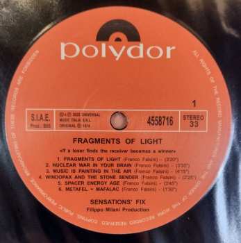 LP Sensations' Fix: Fragments Of Light