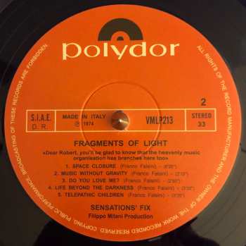 LP Sensations' Fix: Fragments Of Light LTD | CLR