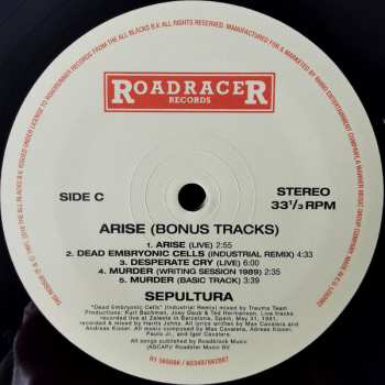 2LP Sepultura: Arise