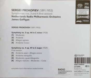 SACD Sergei Prokofiev: Symphonies Nos. 3 And 4 (First Version)