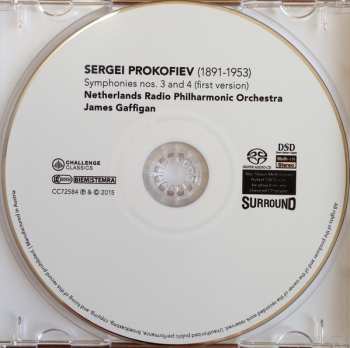 SACD Sergei Prokofiev: Symphonies Nos. 3 And 4 (First Version)
