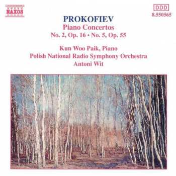CD Sergei Prokofiev: Piano Concertos No.2, Op.16 - No.5, Op.55