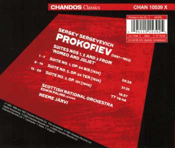 CD Sergei Prokofiev: Romeo And Juliet - Suites 1, 2 And 3