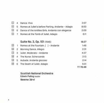 CD Sergei Prokofiev: Romeo And Juliet - Suites 1, 2 And 3