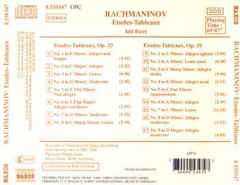 CD Sergei Vasilyevich Rachmaninoff: Etudes-Tableaux Op. 33 • Op.39