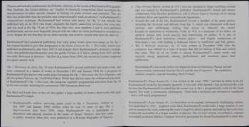 6CD Sergei Vasilyevich Rachmaninoff: Rachmaninoff Complete Piano Music