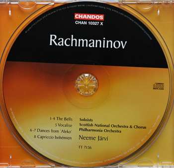 CD Sergei Vasilyevich Rachmaninoff: Rachmaninov: The Bells - Vocalise - Dances From 'Aleko' - Capriccio Bohémien