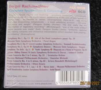 6CD/Box Set Sergei Vasilyevich Rachmaninoff: Sergei Rachmaninov (1873-1943) Complete Symphonies And Concertos
