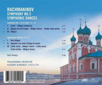 CD Vladimir Ashkenazy: Symphony No. 3; Symphonic Dances