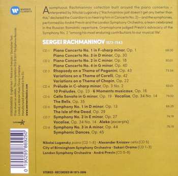 8CD/Box Set Sergei Vasilyevich Rachmaninoff: The 4 Piano Concertos • Piano Works • The 3 Symphonies • Orchestral Works