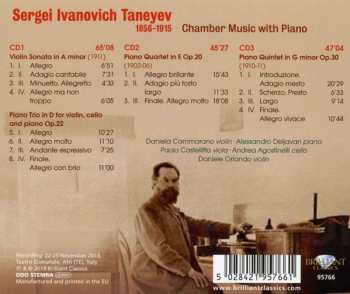 3CD Sergey Ivanovich Taneyev: Chamber Music with Piano