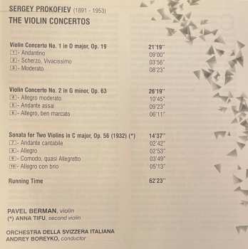 CD Sergei Prokofiev: The Violin Concertos