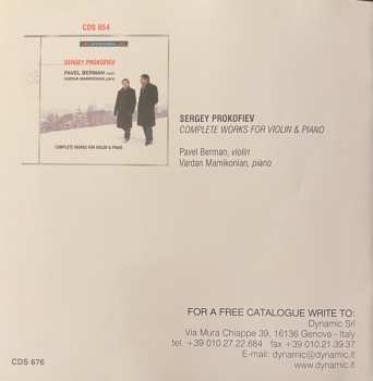 CD Sergei Prokofiev: The Violin Concertos